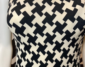 Vero costume da bagno vintage pied de poule