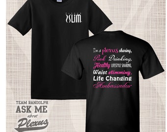 Plexus Tshirt, Plexus Sharing Design, Plexus Unisex Black Tshirt, Short Sleeve Plexus Tshirt, Tshirt Plexus Life Changing Design