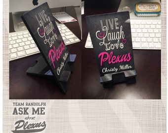 Plexus Phone Stand, Personalized Plexus, Phone Stand, Live Laugh Love Plexus, Personalization, Plexus Accessory