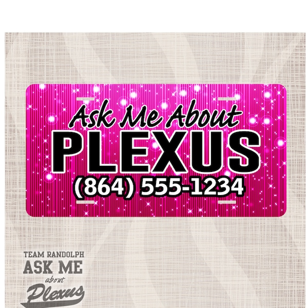 Plexus License Plate, Plexus Personalized, Plexus Personalized License Plate, AskMeAboutPlexus, Ask Me About Plexus License Plate, Car Tag