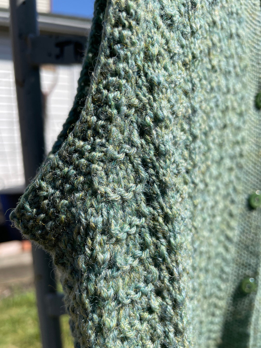 Hand Knit Sweater Vest // Gut Biome Green // Wool Etsy