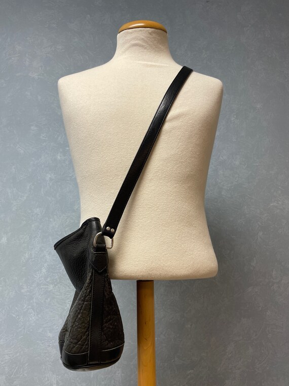 Roots Crossbody Purse / Bag // Pebbled Leather // Vin… Gem