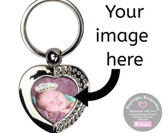 photo keyring etsy