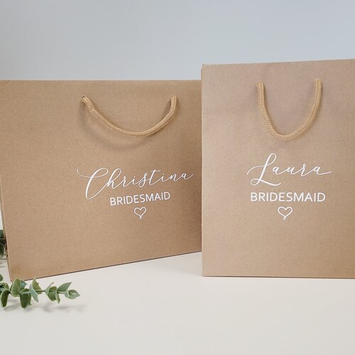 Luxury Personalised Gift Bags Wedding Proposal Gift Bag Etsy UK