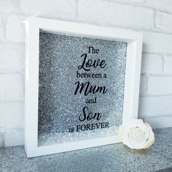 Mum Gift Son Gift Frame Handmade Frame Mum And Son Etsy