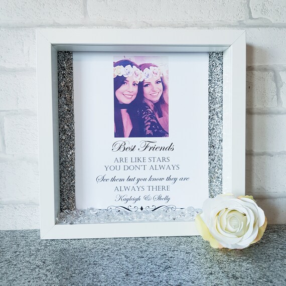 Best Friend Frame Friends Long Distance Gift Friends Long Distance Frame Gift