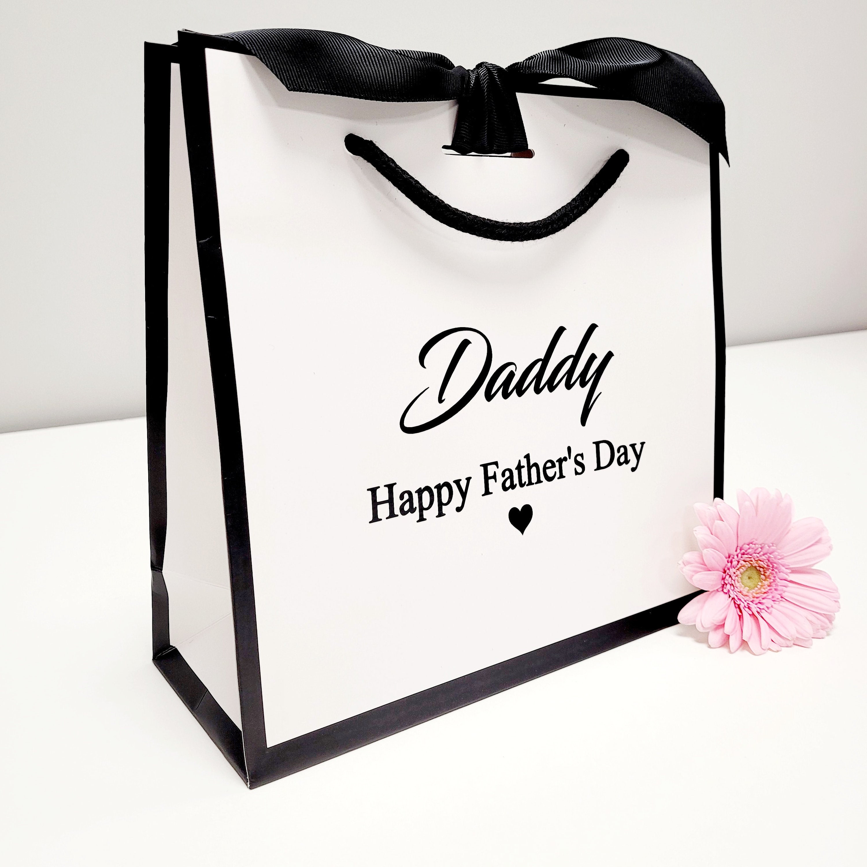 Personalised dad gift bag / fathers day gift bag / luxury Etsy