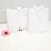 bridesmaid gifts, personalised gift bag, luxury white gift bag with ribbon, wedding gift bag, bridesmaid gift bag, gift box, birthday 