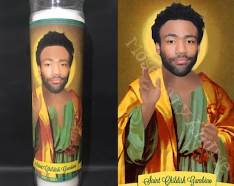 Childish Gambino Devotional Prayer Saint Candle