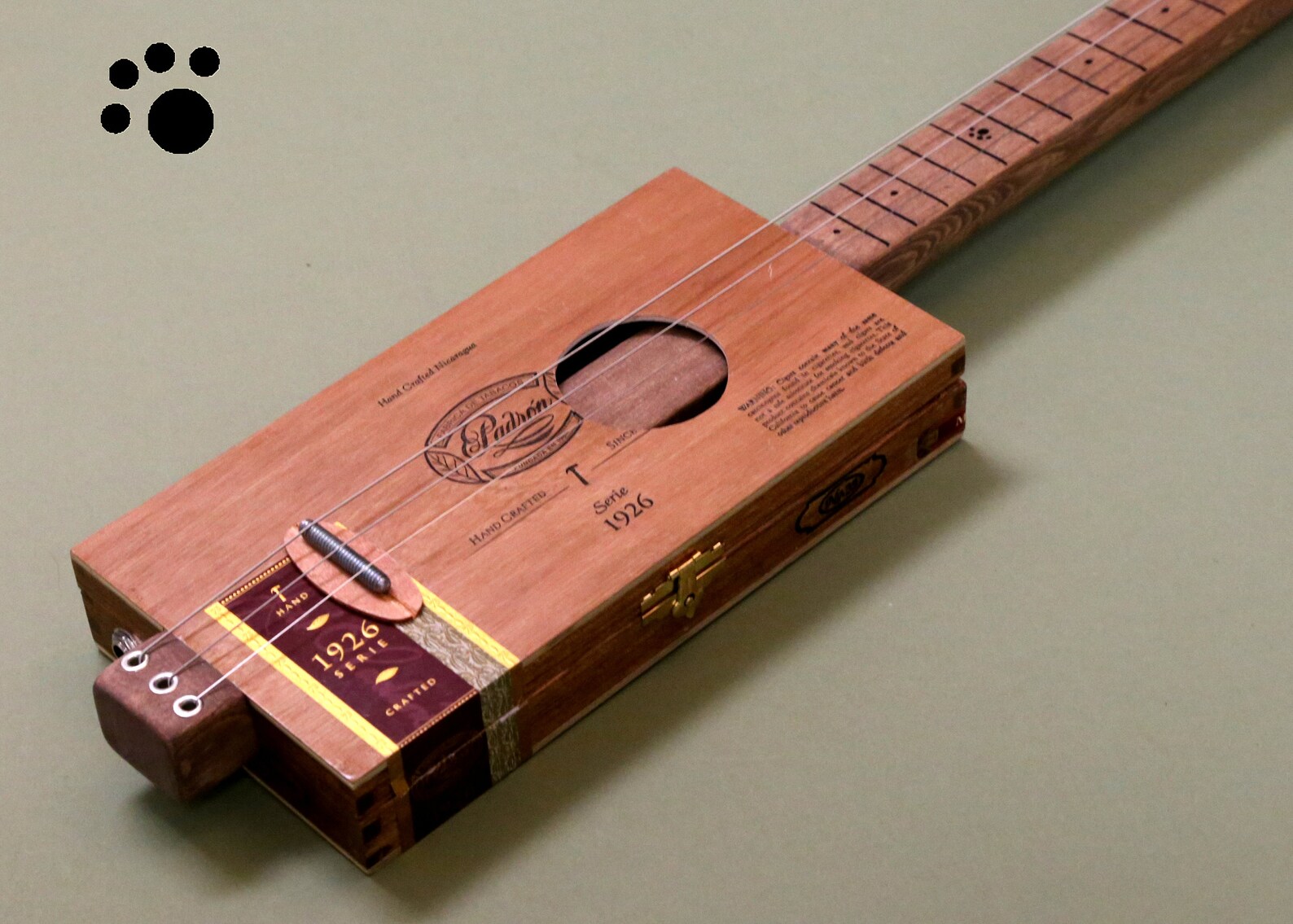 3String Fretless Electric Slide Guitar / Cigar Box Guitar Etsy