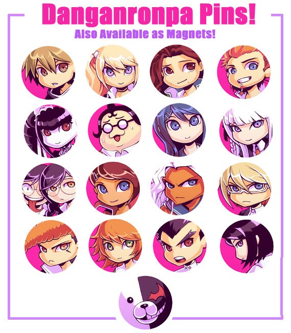 Danganronpa Pins