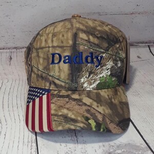 Custom Embroidered Mossy Oak Break Up Country Camo Hat / Personalized Embroidery Hunter Shooter Camouflage Cap image 8