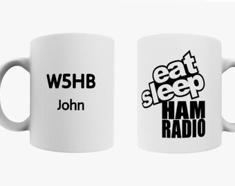Ham Radio Call Sign Coffee Mug - Etsy