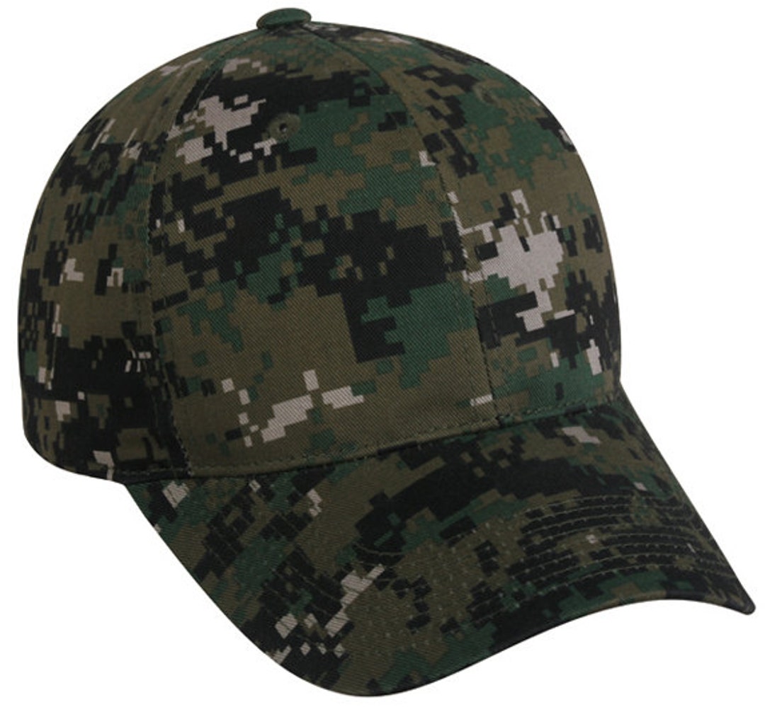 Digital Camo Non-decorated Blank Hat Digital Digi Camoflauge Military Style  Operator Cap -  Canada