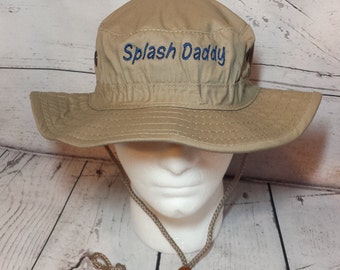 Custom Embroidered Personalized Text Boonie Hat  Fast Turnaround   /   Custom Text Embroidery Bucket Hat   /   Personalized Custom Cap