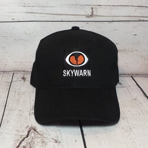 Embroidered Skywarn Storm Spotter Hat   ,   Amateur Radio   ,   Ham Radio   ,   Field Day   ,   Embroidered Hat   ,   Weather   ,   NOAA