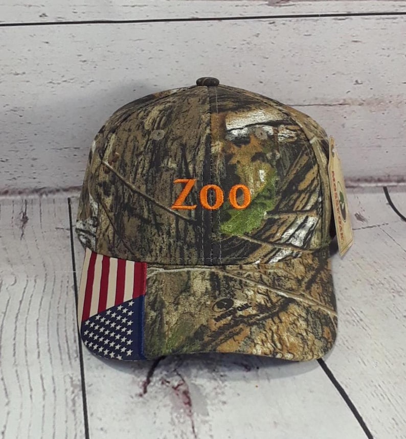 Custom Embroidered Mossy Oak Break Up Country Camo Hat / Personalized Embroidery Hunter Shooter Camouflage Cap image 10