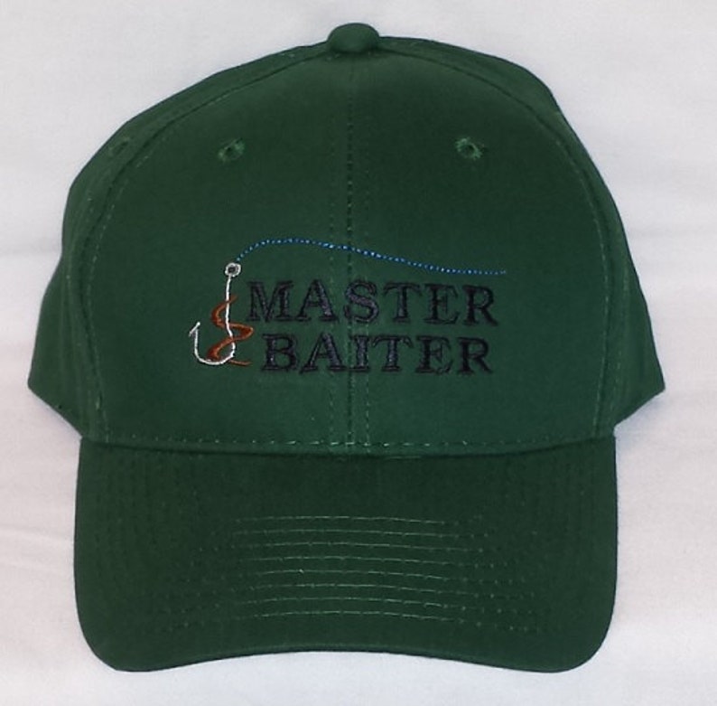 Download Embroidered Master Baiter Fishing Hat Adult Humor | Etsy