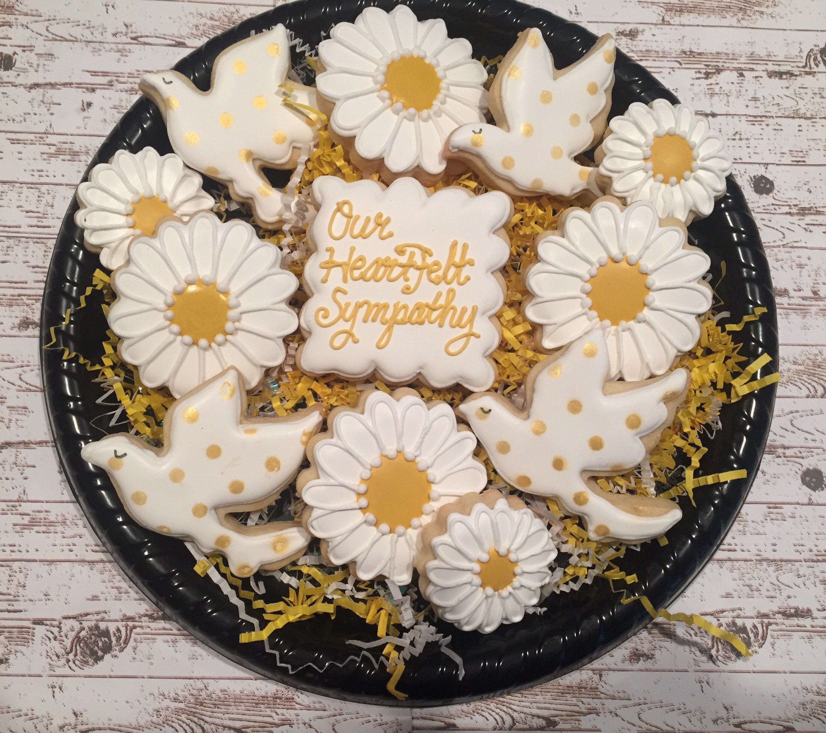 Sympathy Gift Sympathy Sugar Cookies Sorry For Your Loss Etsy