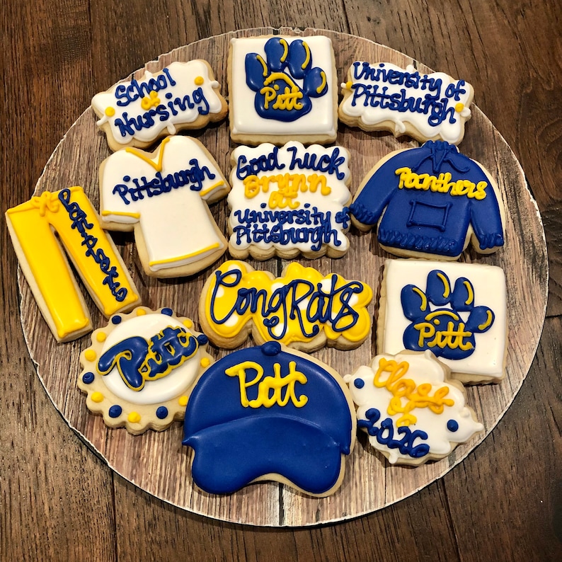 University of Pittsburgh Sugar Cookies Etsy