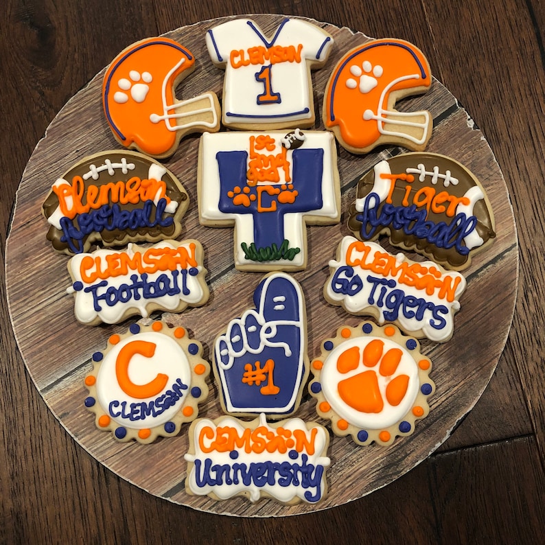 Clemson University Sugar Cookies - Etsy