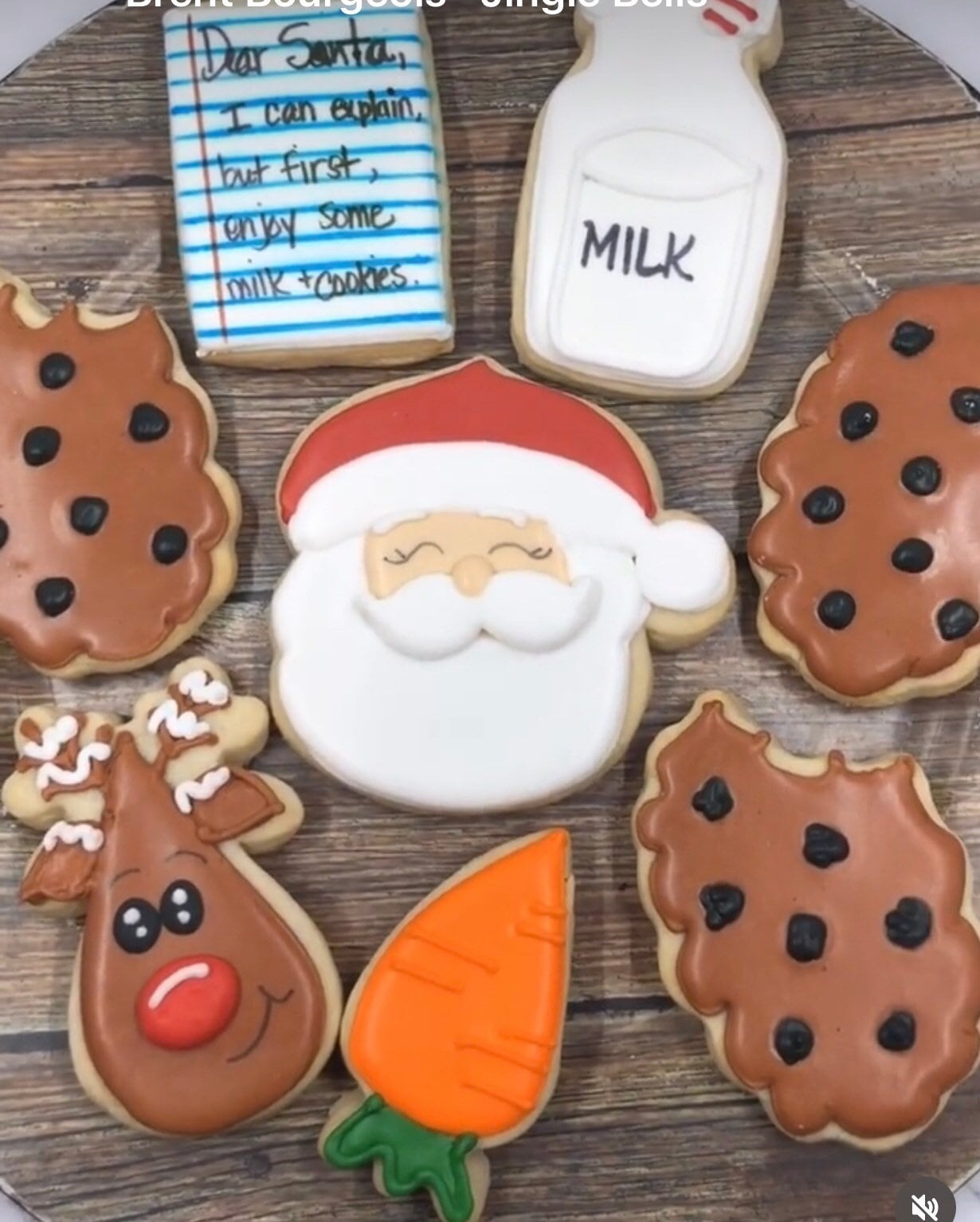 Cookies for Santa Sugar Cookies - Etsy