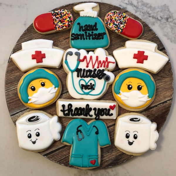 COVID - Dr./Nurse Thank You Sugar Cookies