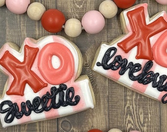 XOXO Valentine Sugar Cookie Set