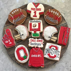 Ohio State Sugar Cookies