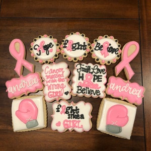 Breast Cancer/ Survivor Sugar Cookies image 2