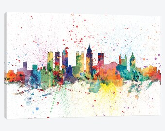 atlanta skyline etsy