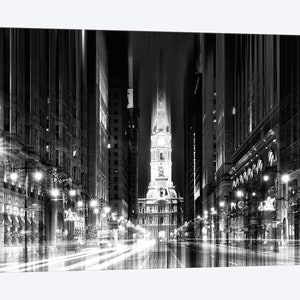 Canvas Set of Philadelphia City, Philadelphia Downtown