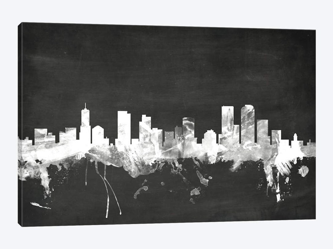 Denver Skyline, Denver Print, Denver Art Print, Downtown Denver