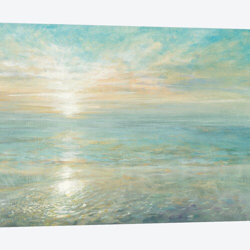 Ocean Sunrise Art Print Ocean Sunset Art Ocean Canvas Art Etsy