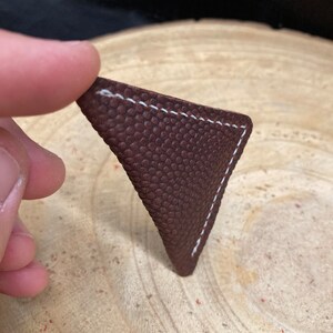 Handmade Leather Finger Football Game: NFL Fan Gift / stocking stuffer / christmas / bild 3