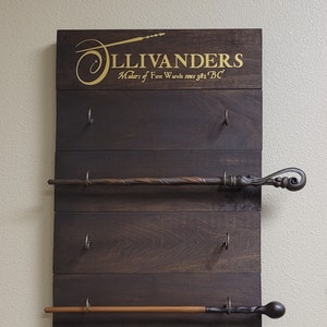 Wand Holders Custom Name - Gold