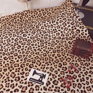 Animal, Print, Cheetah, Leopard, Cotton Elastane, Cotton Spandex, Stretch, Knit, Fabric, Custom, Africa, theme, African, Safari