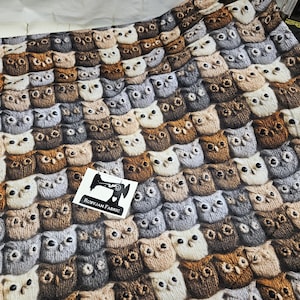 Búhos de punto, TERRY FRANCÉS, Algodón Elastano, Algodón Spandex, Punto Elástico, Tela, estiramiento de 4 vías, tejido de punto, tejido elástico, Rubyjam