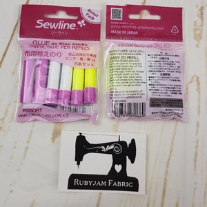 Sewline, Fabric, Glue, Refills, MULTI COLOUR, use instead of pins, no more pins, no more clips, sewing supplies, Rubyjam Fabric