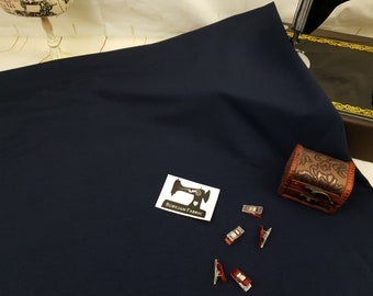 Azul marino, azul, felpa francesa, algodón elastano, algodón spandex, tejido de punto, elástico en 4 direcciones, tejido elástico, tejido para sudadera, tejido, rubyjam