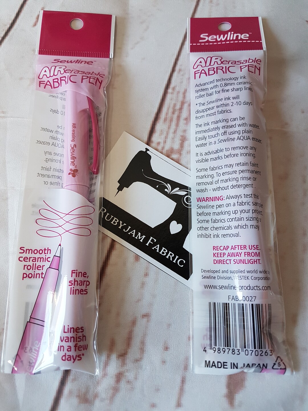 Sewline Fabric Air Erasable Fabric Pen Tailors Pen Etsy