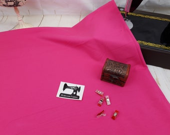 Fuchsia, FRENCH TERRY, Cotton Elastane, Cotton Spandex, Knit Fabric, 4 way, stretch, stretchy fabric, sweatshirt fabric, fabric