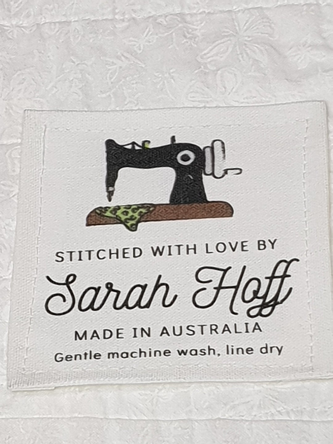 Custom Quilt Label, Personalised Quilt Label, Printed Quilt Label