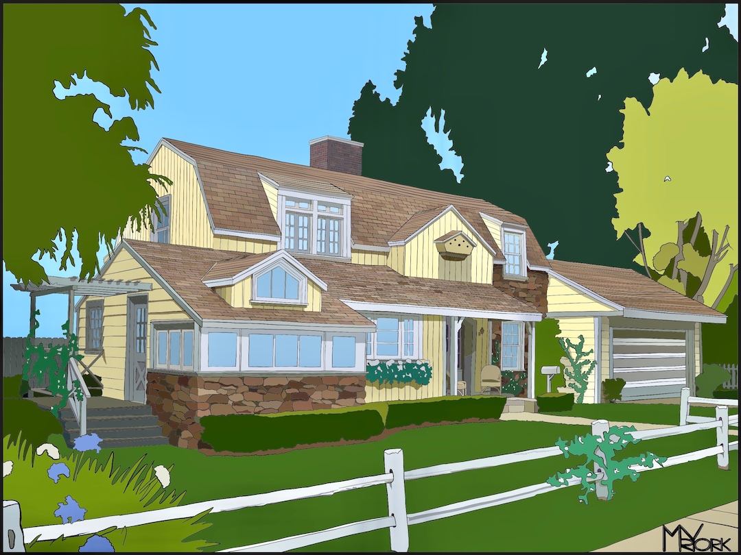 Mayer Residence Desperate Housewives Wisteria Lane Susan Mayer Etsy