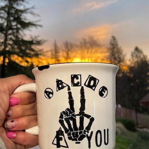 ABCDEFU | ABCEDEF YOU | Mom life | Coffee | Ceramic Mug