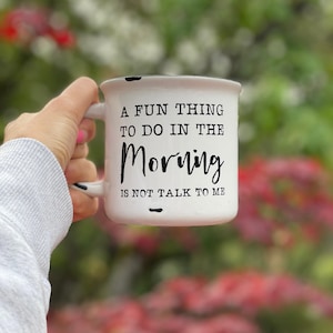Dont Talk to Me | Not a morning person | Coffee Mugs for Moms | Mom Mugs | Gifts for Moms