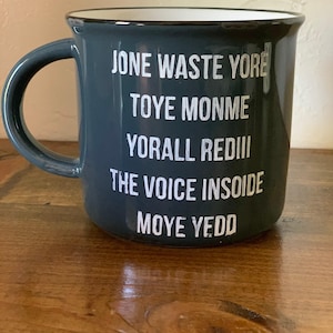 Voice Inside my Head | Blink 182 | I Miss You | Coffee Mug | Gifts for friends