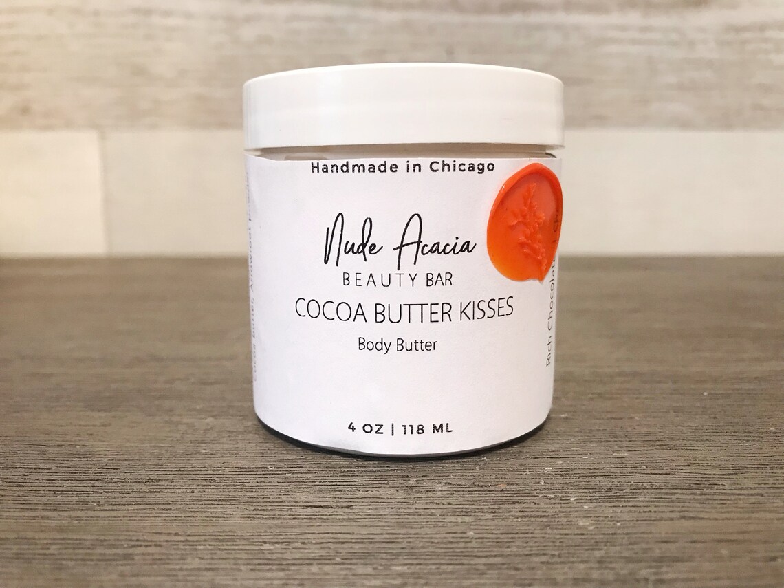 Cocoa Butter Kisses Whipped Body Butter Body Butter Etsy