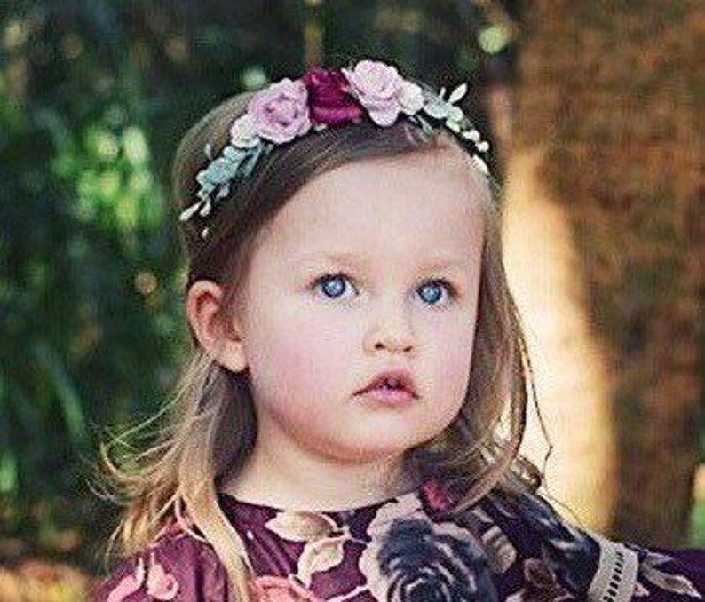 baby floral crown
