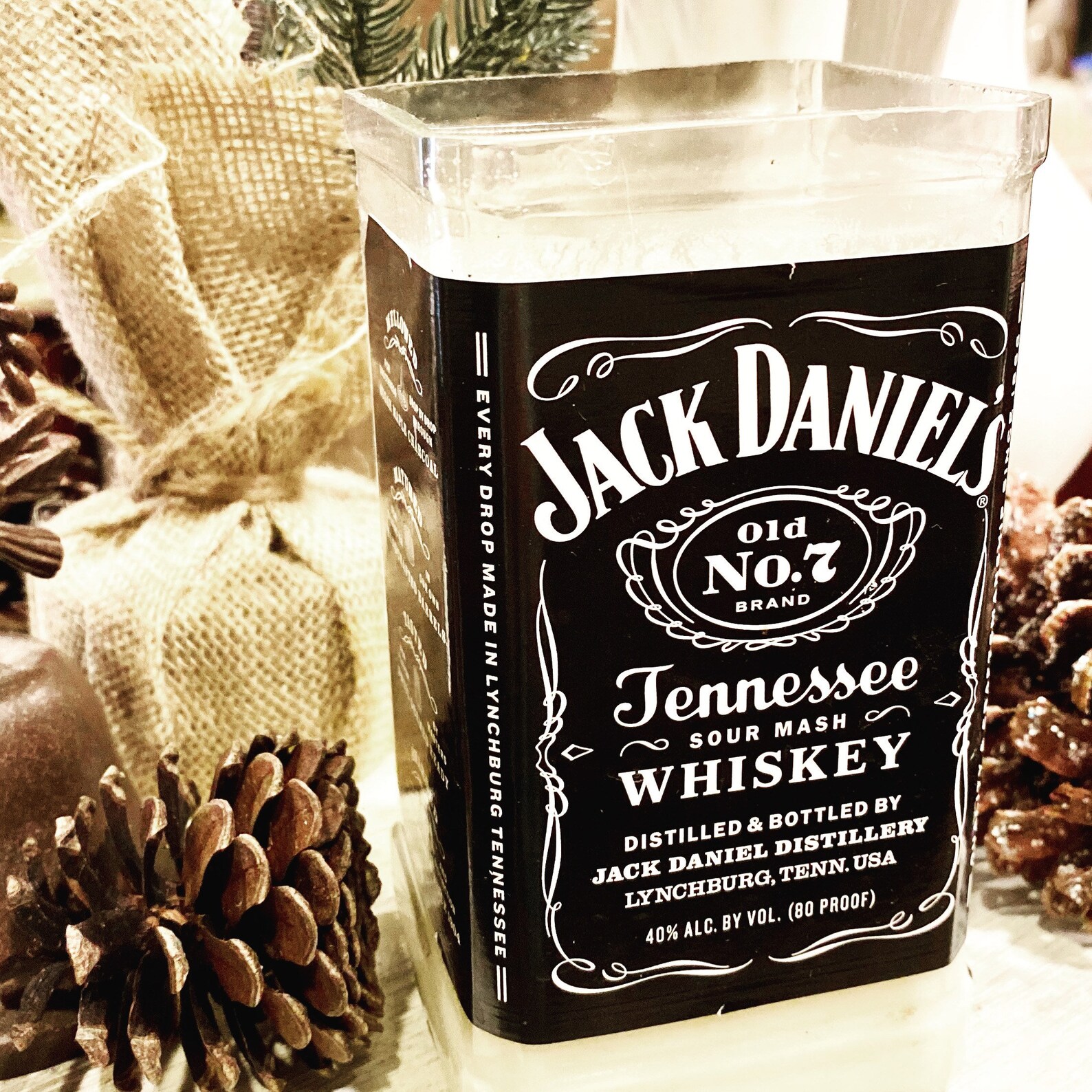 Jack Daniels Vanilla Whiskey Soy Candle Father's Day Etsy